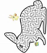 Doolhof Labyrinthe Puzzles Mazes Rabbit Konijn Strani Labyrinth Labirint Puzzel Labirinti Pasen Divers Paques Laberintos Printactivities Activities Egg Kaninchen Puzzels sketch template
