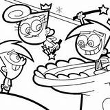 Coloring Fairly Pages Oddparents Cosmo Printable Odd Parents Getdrawings Color Kids Flying Getcolorings sketch template