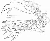 Omnimon Attack Coloring Pages sketch template