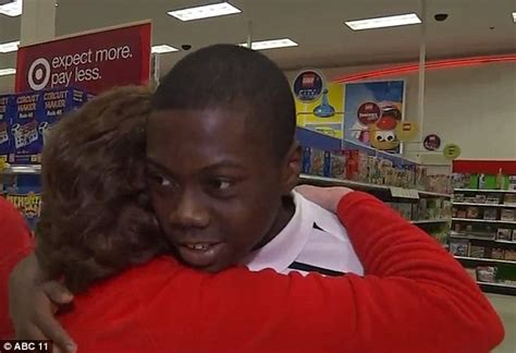 teen thanks target employee who helped him tie a tie for a