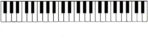 printable blank piano keyboard template printable templates