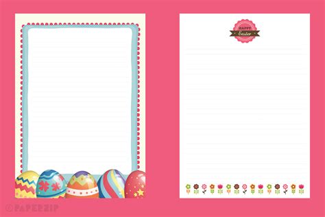 easter writing templates paperzip