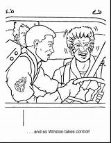 Ghostbusters Pages Coloring Slimer Getcolorings Printable sketch template