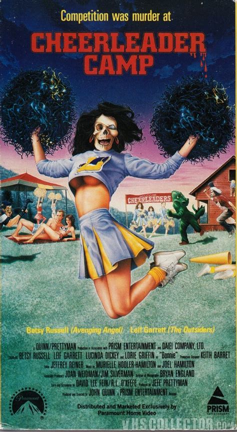 cheerleader camp 1988 horror movie art slasher film