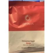 optavia cinnamon sugar sticks calories nutrition analysis