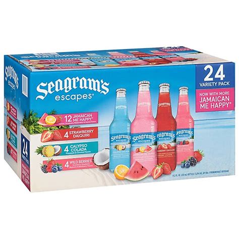 seagrams escapes flavored malt beverages variety pack  fl oz