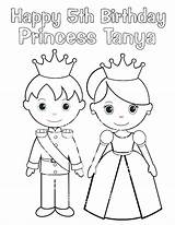 Princess Pages Coloring Prince Color Getcolorings Printable sketch template