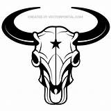 Buffalo Skull Clipart Vector Bull V12 Decal Sticker Clipartmag Outline Drawing Webstockreview sketch template