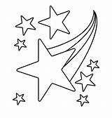 Filantes Etoiles Estrella Colorear Bintang Etoile Falling Fugaces Suka Akan Everfreecoloring Pewarnaan sketch template
