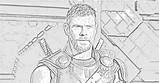 Thor Coloring Pages Hemsworth Chris Filminspector Downloadable Played First sketch template