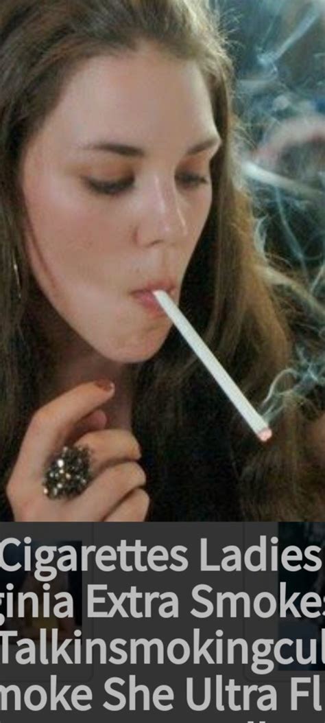 Babe Smoking Virginia Slims 120s Jack629