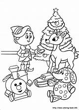 Misfit Toys Coloring Pages Rudolph Template sketch template