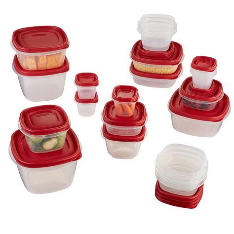 Best Rubbermaid Easy Find Lids Food Storage Container 36piece Set The