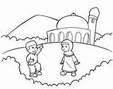 Mewarnai Paud Pemandangan Kartun Buku Islam Cimahi sketch template