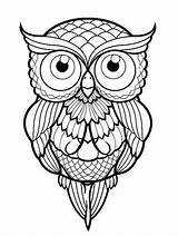 Owl Eulen Schwer Eule Coloringoo Malvorlage sketch template