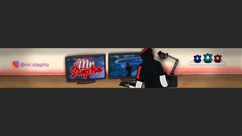 youtube banner for mrstepha all rights reserved to lior ishai