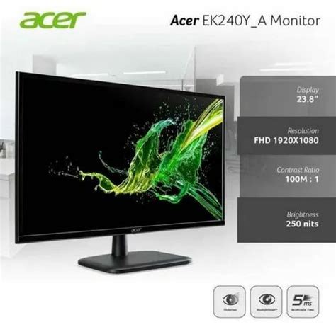 lcd tn panel acer eky  monitor screen size   rs