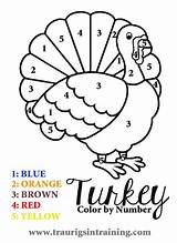 Coloring Color Number Pages Cool Printable Getcolorings Thanksgiving sketch template