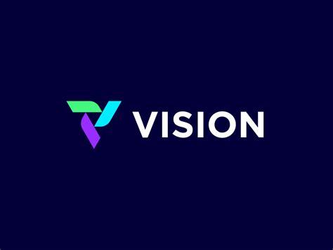 vision logo design proposal option   victor murea  dribbble