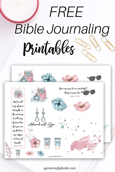 bible journaling printable customize  print