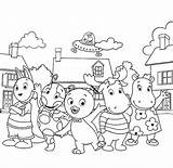 Backyard Coloring Pages Getdrawings sketch template