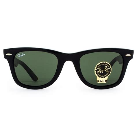 Óculos De Sol Ray Ban Wayfarer Classic Rb2140 901 50 Masculino Preto