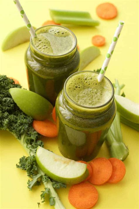 apple carrot celery and kale juice loving it vegan