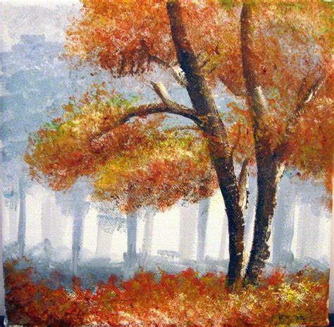 Autumn Trees Painting · A Drawing Or Painting · Art And