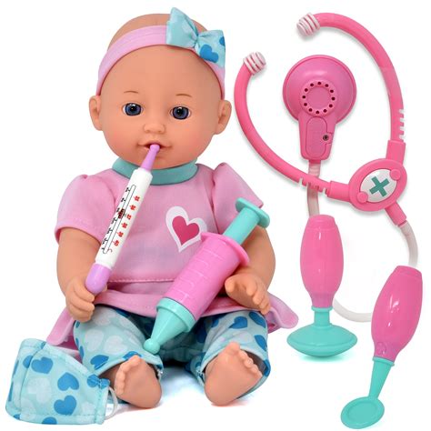 buy pretend play medical set baby doll doctor kit  kids includes