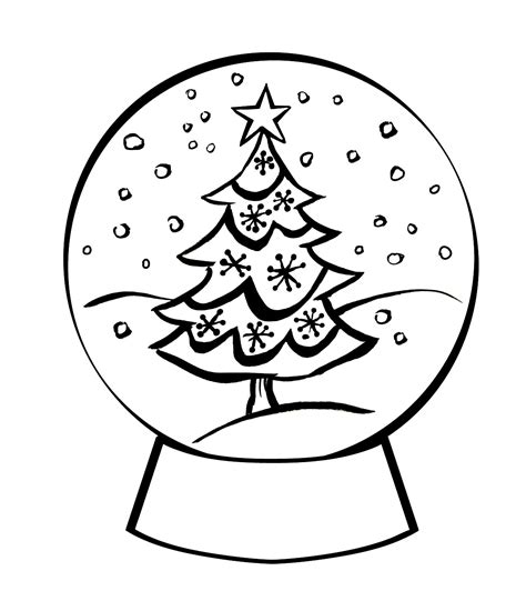 snow globe coloring pages  kids colours drawing wallpaper