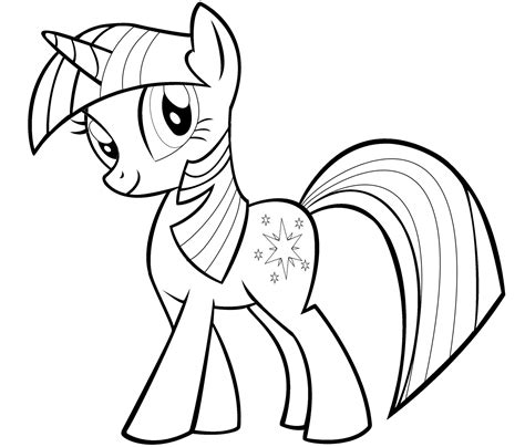 pony twilight sparkle coloring pages