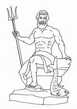 Coloring Greek Pages Gods Hades Popular sketch template