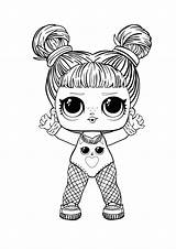 Coloring Pages Dolls Omg Lol Surprise Popular sketch template