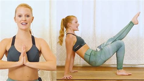 lean arms and abs workout ♥ 10 minute no equipment pilates