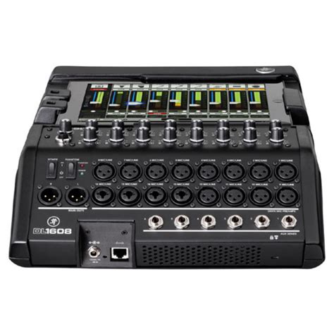 mackie dl  channel digital  sound mixer  ipad control  gearmusic