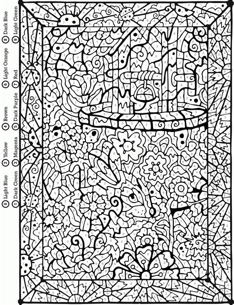 number colouring sheets worksheet