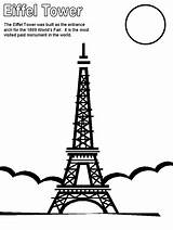 Eiffel Turnul Colorat Cu Desenat Frankreich Coloringpagebook Ausmalbilder Source sketch template