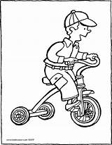 Tricycle Coloring Pages Getcolorings Color Getdrawings sketch template