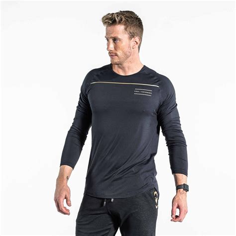 virus fine  eco thread long sleeve svartur wodbud