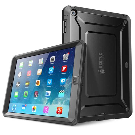 ipad air case supcase heavy duty beetle defense series full body rugged hybrid protective case