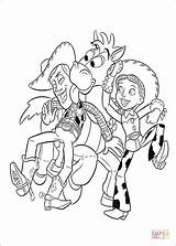 Coloring Pages Woody Jessie sketch template