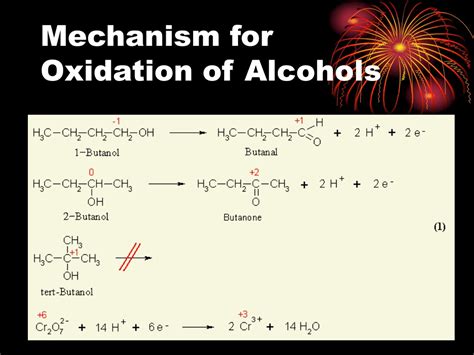 mechanism   oxidation  primary alcohols