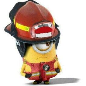 fire minion minions funny minions firefighter