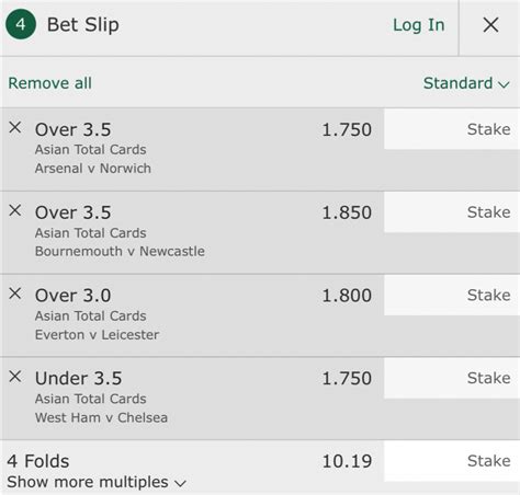 cards betting strategy  tips  acca october