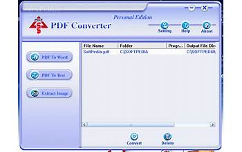 PDF2Word Converter Shareware Version screenshot #6