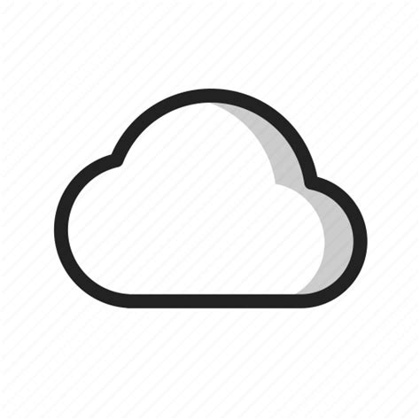 clean cloud platform icon