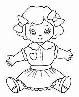 Doll Coloring Baby Pages Printable Barbie Colouring Hug Ken Color Rag Colour Getcolorings Getdrawings Birthday Girl Book Little Print Colorings sketch template