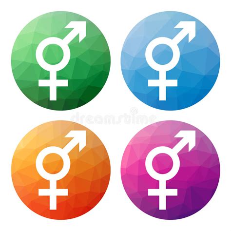 gender buttons set stock vector illustration of love 30099619