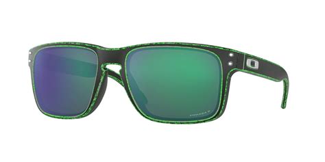 Oakley Oo9102 Holbrook Polarized 9102i6 Sunglasses In Raceworn Green