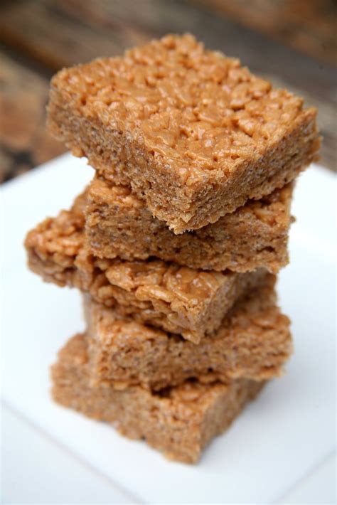 peanut butter rice krispies treats vegan dessert recipes popsugar fitness photo 20